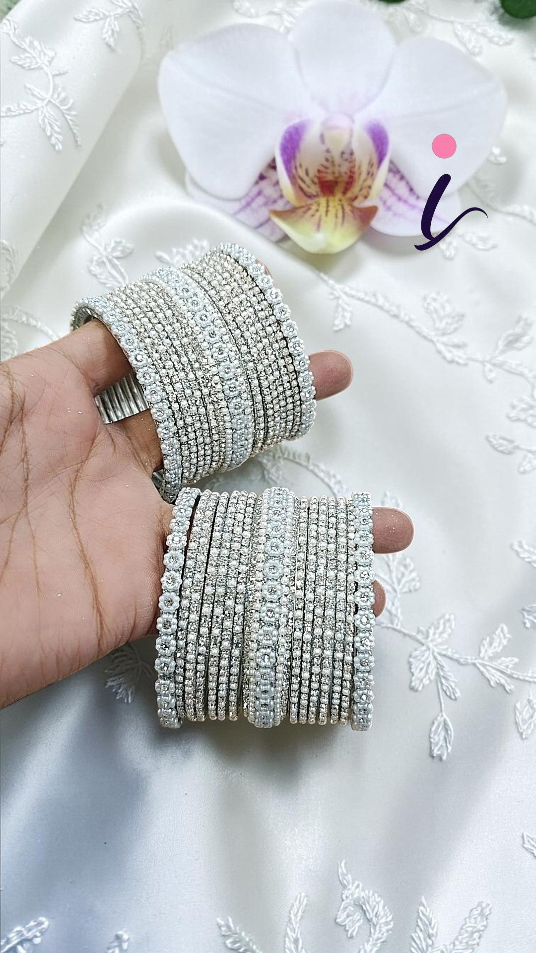 Flower Design Brass Bangle Set for Women | Gold Plated Traditional Floral Kada Bangles | Bridal Wedding & Party Wear Jewellery