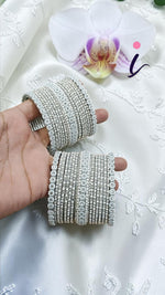 Flower Design Brass Bangle Set for Women | Gold Plated Traditional Floral Kada Bangles | Bridal Wedding & Party Wear Jewellery
