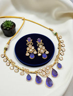 Royal Emerald Green & Polki Choker Necklace β Bridal Kundan Statement Jewelry - Libasaa.com