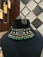 Royal Kundan Choker Necklace Set – Traditional Bridal Jewelry - Libasaa.com