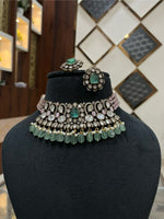 Royal Kundan Choker Necklace Set – Traditional Bridal Jewelry - Libasaa.com
