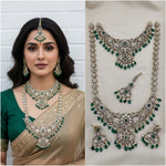 Royal Red Kundan Bridal Necklace Set β Timeless Heritage Jewelry for Weddings - Libasaa.com