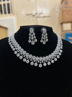 Bollywood Diva Inspired Diamond Necklace Set β Timeless Glamour Collection - Libasaa.com