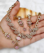 Elegant Black Stone Necklace Set with Earrings & Maang Tikka | Gold-Plated Bridal & Party Wear Jewelry - Libasaa.com