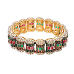 Dailywear Set of 2 Meenakari Bracelets – Traditional Handcrafted Jewelry - Libasaa.com
