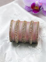 Kundan Stone Work Bridal Bangle Set, Traditional Indian Wedding Bangles, Designer Ethnic Jewelry for Women