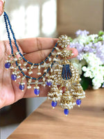 Exclusive Jahnvi Kapoor Inspired Kundan Polki Jhumki Earrings | Indian Jewellery Designer Bridal Earring Set | Traditional Indian Earring Set