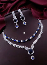 Layered CZ Indian Wedding Choker Earrings Set | Kundan Jewelry | Indian Jewelry | Pakistani Necklace Set | Traditional Jewelry | Polki Necklace - Libasaa.com