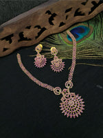 Jaipuri Traditional Kundan Necklace Earring Set For Wedding - Libasaa.com
