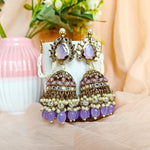 Handmade Indian Kundan Earring Jewelry, Indian Heritage with Timeless Kundan - Libasaa.com