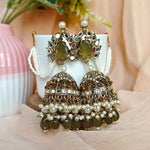Handmade Indian Kundan Earring Jewelry, Indian Heritage with Timeless Kundan - Libasaa.com