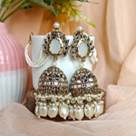 Handmade Indian Kundan Earring Jewelry, Indian Heritage with Timeless Kundan - Libasaa.com