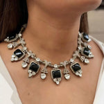 Handcrafted Indian Traditional Polki Choker Earring Set For Wedding - Libasaa.com