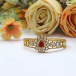 Royal Openable Kundan Polki Kada – Timeless Bridal Elegance - Libasaa.com