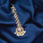 Wedding Flower Design Pearl Maangtikka For Women - Libasaa.com