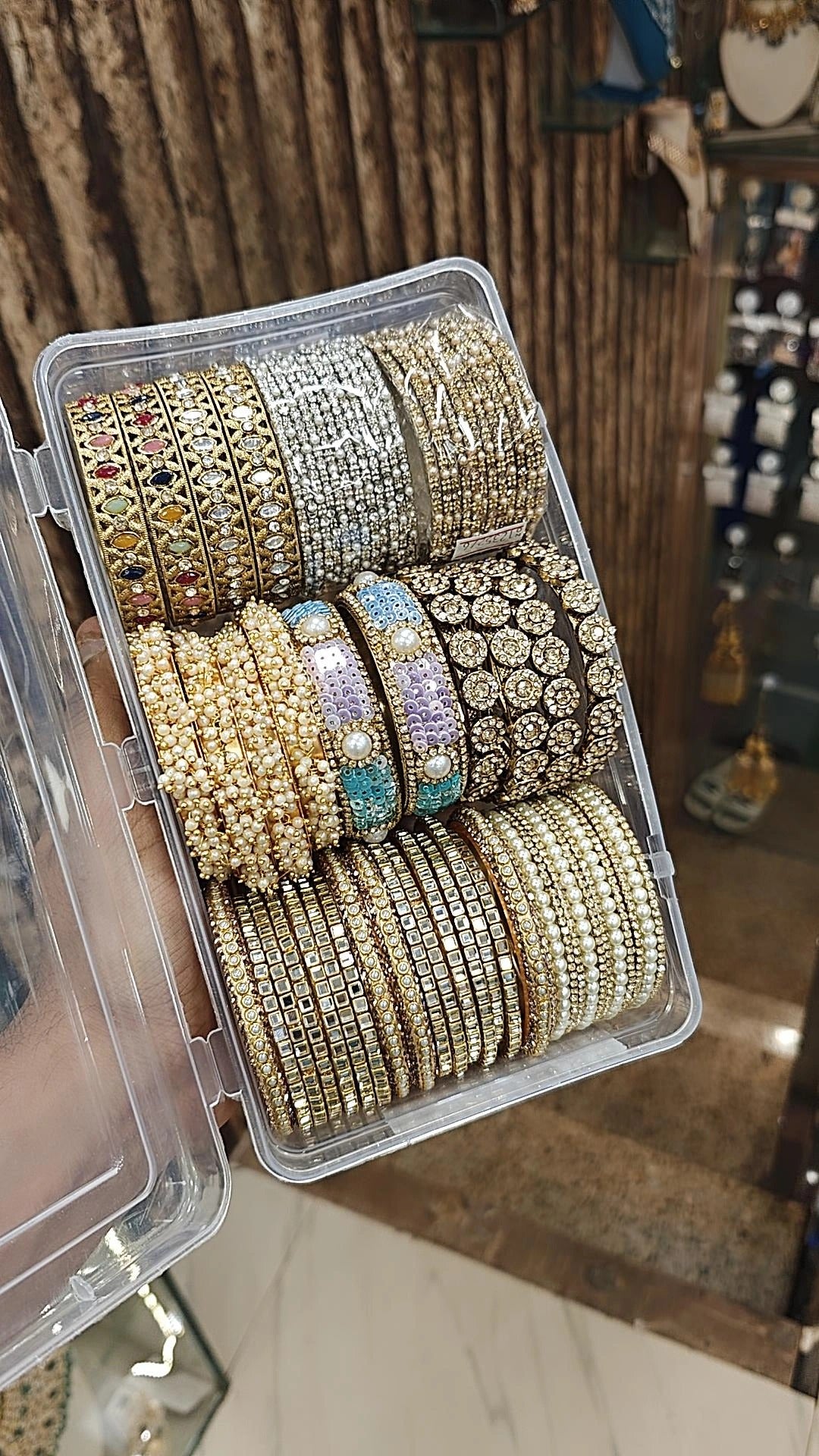 Bridal Combo Box – Multi Kada, Stone Bangles, Kundan Set