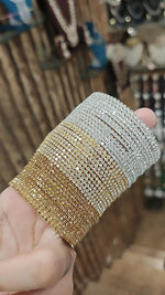 Multicolor Stone Work Wedding Bangle Set - Libasaa.com