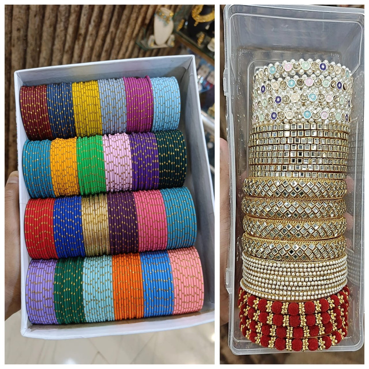 Red Combo Box – All in One Premium Bangle Collection - Indian Bangle Set