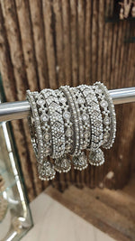 Jaipuri Ethnic Kundan Stone Work Bridal Chura Set For Wedding - Libasaa.com