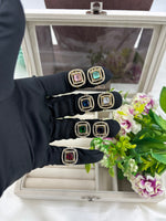 Premium Victorian American Diamond Finger Ring – Adjustable Bridal Jewelry - Libasaa.com