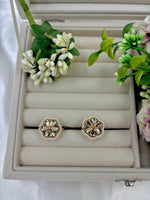 Nat Premium Moissanite Kundan Finger Ring – Adjustable Bridal Jewelry - Libasaa.com