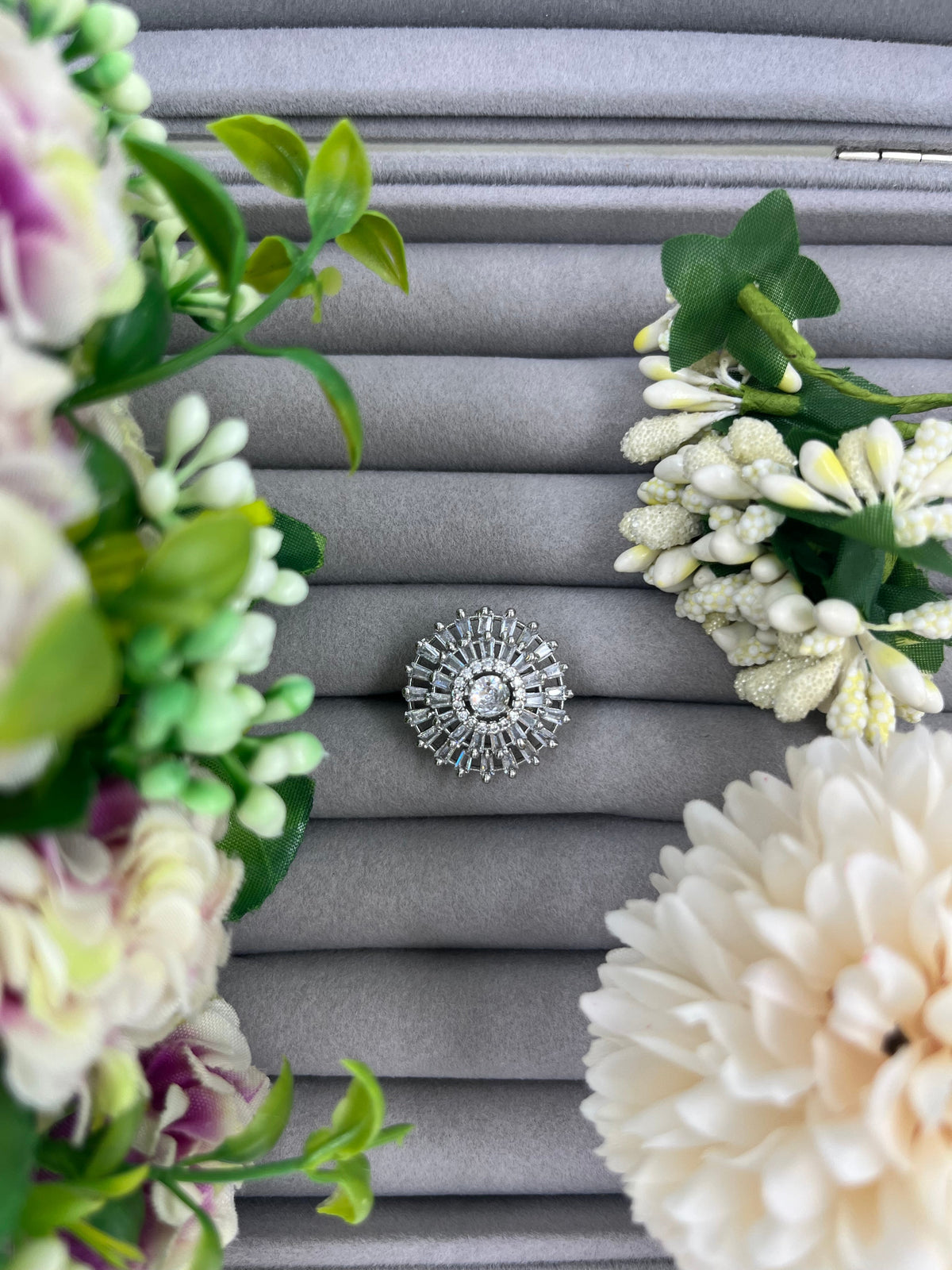 Gems Premium Ab Ring – Elegant Sparkling Statement Jewelry - Libasaa.com