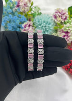 American Diamond Gold Plated Bangles β Elegant Party & Bridal Jewelry - Libasaa.com