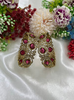 Premium Victorian Bangles Kada β Traditional American Diamond Jewelry - Libasaa.com