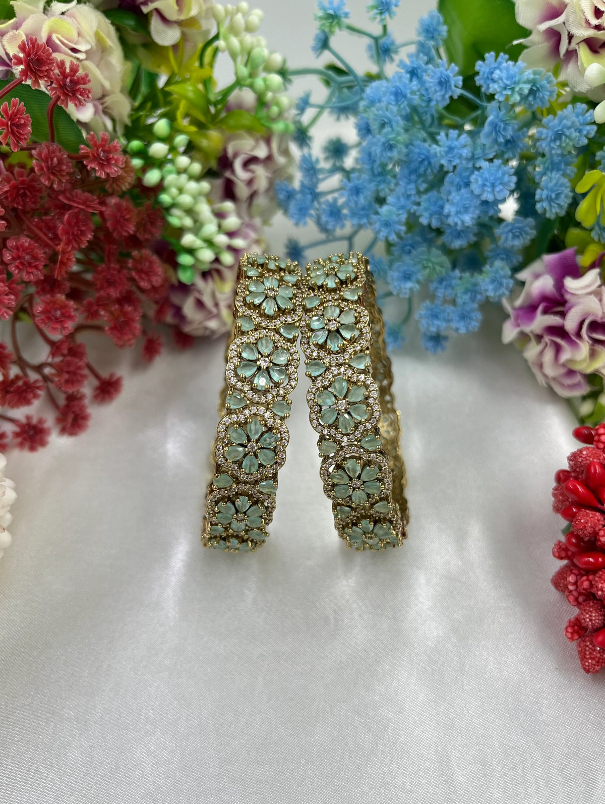 Premium Victorian AD Kada β Regal Elegance with Modern Grace - Libasaa.com