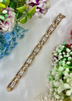 Moissanite Kundan Bracelet β Sparkling Royal Grace - Libasaa.com