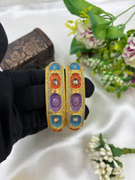 Multi Premium Heritage Bangles – Royal Tradition with a Modern Touch - Libasaa.com