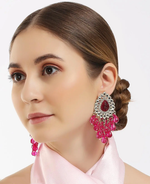 Bollywood Kundan Earrings Indian Earrings pearl Earring Pakistani Earrings Statement - Libasaa.com