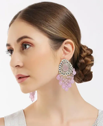 Bollywood Kundan Earrings Indian Earrings pearl Earring Pakistani Earrings Statement - Libasaa.com