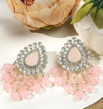 Bollywood Kundan Earrings Indian Earrings pearl Earring Pakistani Earrings Statement - Libasaa.com