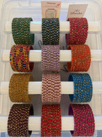 Heart Shape Glass Bangles Combo Set,12 Color Traditional Indian Bangles Set, Bridal Bangle Elegant Indian Traditional Chudi Set for Bridal & Festive Wear