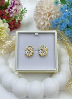 Gold-Plated Earring Set Skin-Friendly & Lightweight | Indian Jewellery Traditional Gold Plated Earning Set