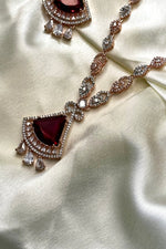 Party Necklace Canary Wine, Luxury Jewelry Set, Really Fancy Luxury Piece, Party Queen Must Have One, Victorian Royal Elegance - Libasaa.com