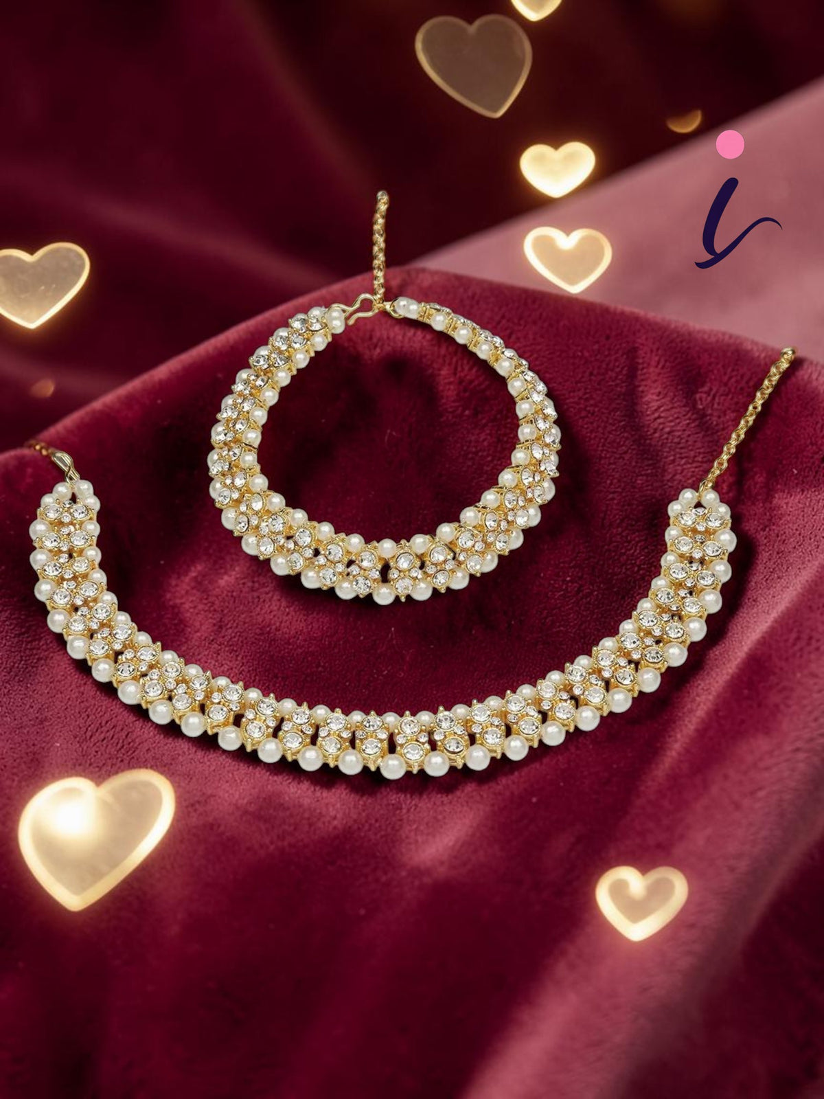 Indian Traditional Gold Plated Crystal Pearl Payal Anklet for Women | Bridal Wedding & Party Wear Foot Jewellery