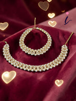 Indian Traditional Gold Plated Crystal Pearl Payal Anklet for Women | Bridal Wedding & Party Wear Foot Jewellery