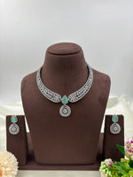 American Diamond Necklace Set β Elegant Bridal & Party Wear Jewelry - Libasaa.com