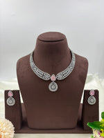 American Diamond Necklace Set β Elegant Bridal & Party Wear Jewelry - Libasaa.com