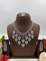American Radiant Elegance Necklace Set with Earrings β Party & Bridal Jewelry - Libasaa.com