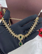 Elegant Drop Victorian Necklace Set with Earrings – Premium Party Wear Jewelry - Libasaa.com