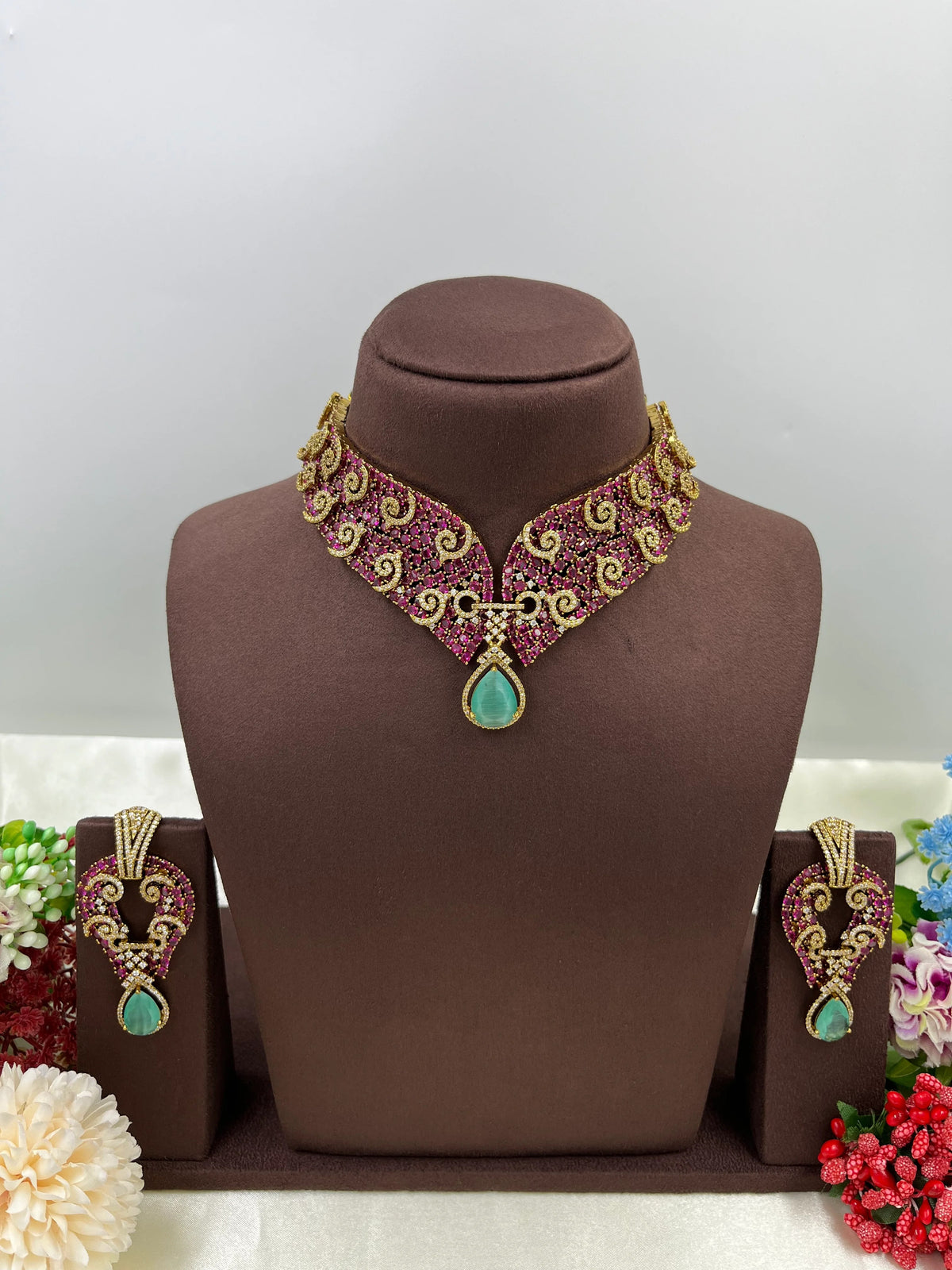 Premium Victorian Moissanite Necklace – Timeless Royal Elegance