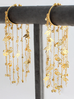 Duck Inspired Golden Kaleere Set, Indian Duck Design Haathphool Jewelry, Bridal Kaleere Set, Indian Golden Kaleere Set - Libasaa.com