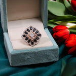 Chorus Pakistani Wedding CZ Ring For Women - Libasaa.com