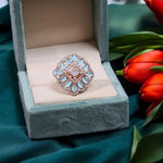 Chorus Pakistani Wedding CZ Ring For Women - Libasaa.com