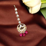 Gold Plated Wedding Maangtikka For Women - Libasaa.com