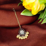 Indian Drop Stone Work Maangtikka For Women - Libasaa.com