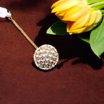 Round Shaped Pakistani Wedding Maangtikka For Women - Libasaa.com